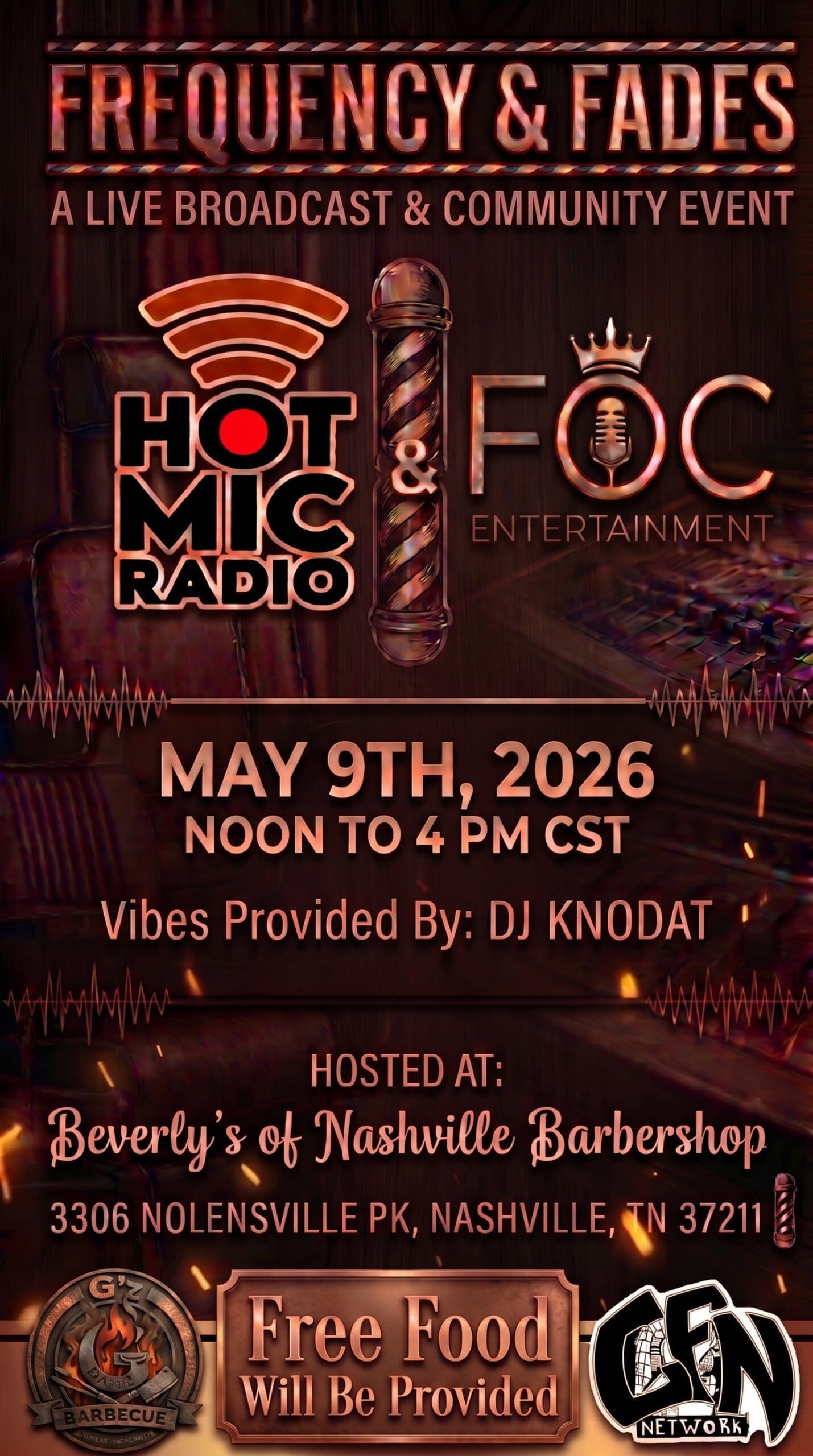 Frequency & Fades Flyer